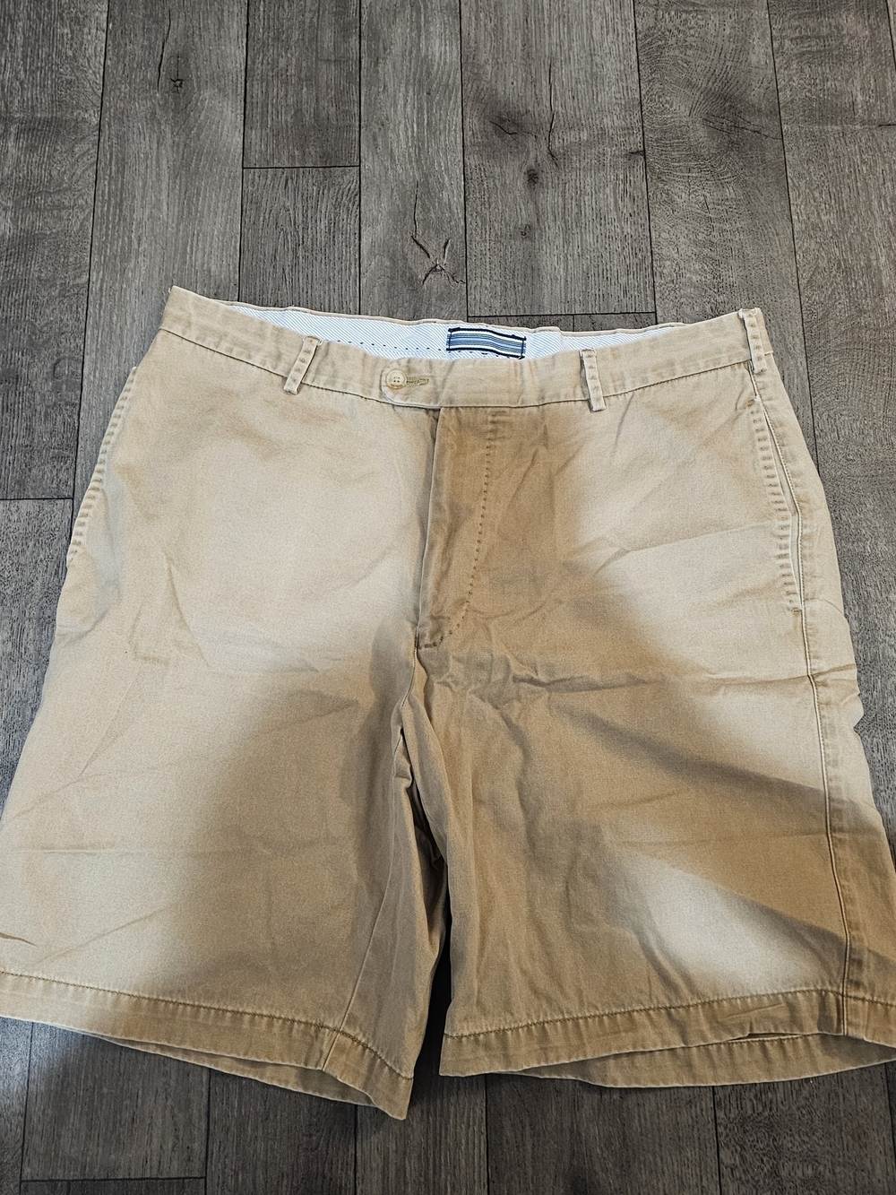 Peter Millar Tan Flat-Front Pima Cotton Shorts Gamecocks Size 36 {Bx7}
